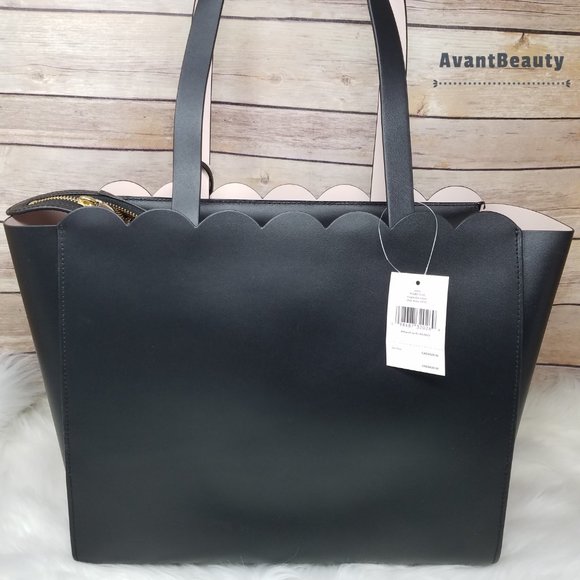 Kate Spade Mina Magnolia Street Scalloped Tote New - Picture 9 of 16
